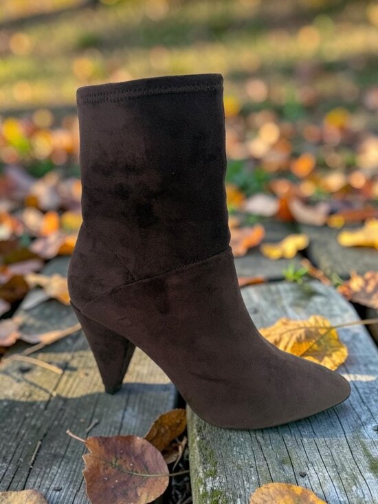 Snakeskin Kitten Heel Ankle Boot | Urban Outfitters Urban Outfitters Pointed Toe Heeled Booties 7 NIB
